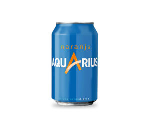 Pack 8u. Aquarius Naranja 33cl lata