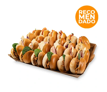 Surtido de mini bagels (Bandeja de 24uds)