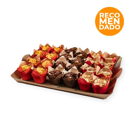 Surtido de mini muffins (Bandeja de 24uds)