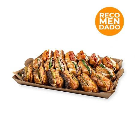 Surtido de mini pretzels (Bandeja de 18uds)