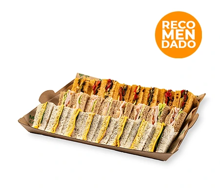 Surtido de mini sándwiches (Bandeja de 24uds)