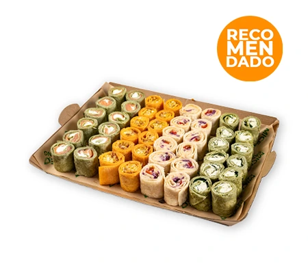 Surtido de mini wraps (Bandeja de 48uds)