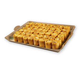 Mini Wraps de pollo al curry (bandeja de 48 uds)