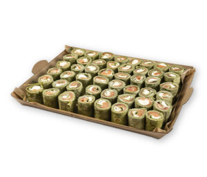 Mini Wraps de salmón (bandeja de 48 uds)