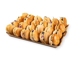 Mini bagel de hummus (Bandeja de 24uds)