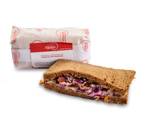 Sándwich artesanal hummus (bandeja de 12uds)